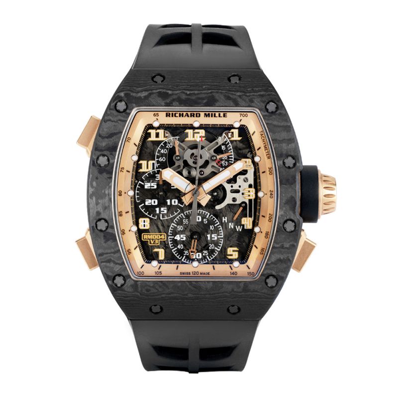 Richard Mille RM 004 V3, 18K Rose Gold, Skeleton Dial, 50 mm - Avi