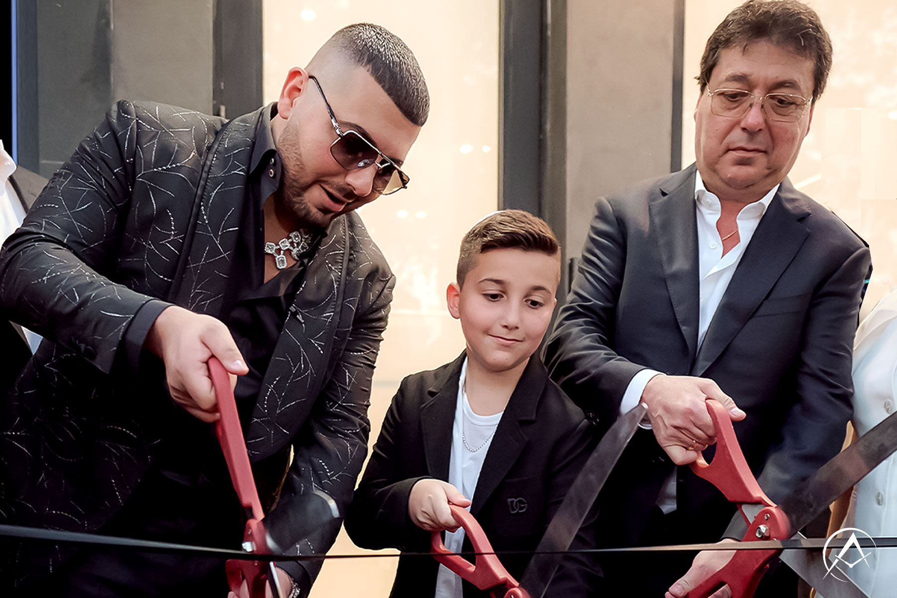 Avi Hiaeve, His Son, and His Father All Cut the Ribbon at Avi & Co.’s Newest Miami Boutique.