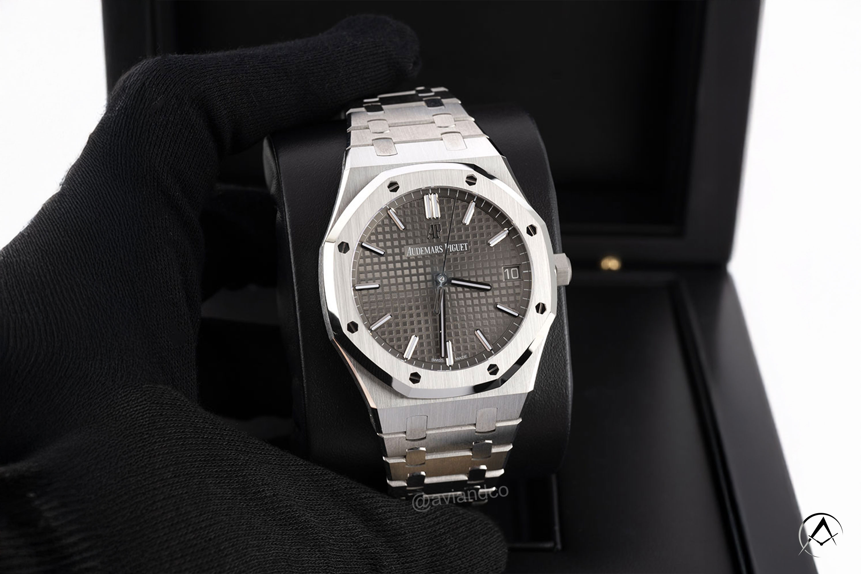 Audemars Piguet Royal Oak, Stainless Steel, Grey Dial