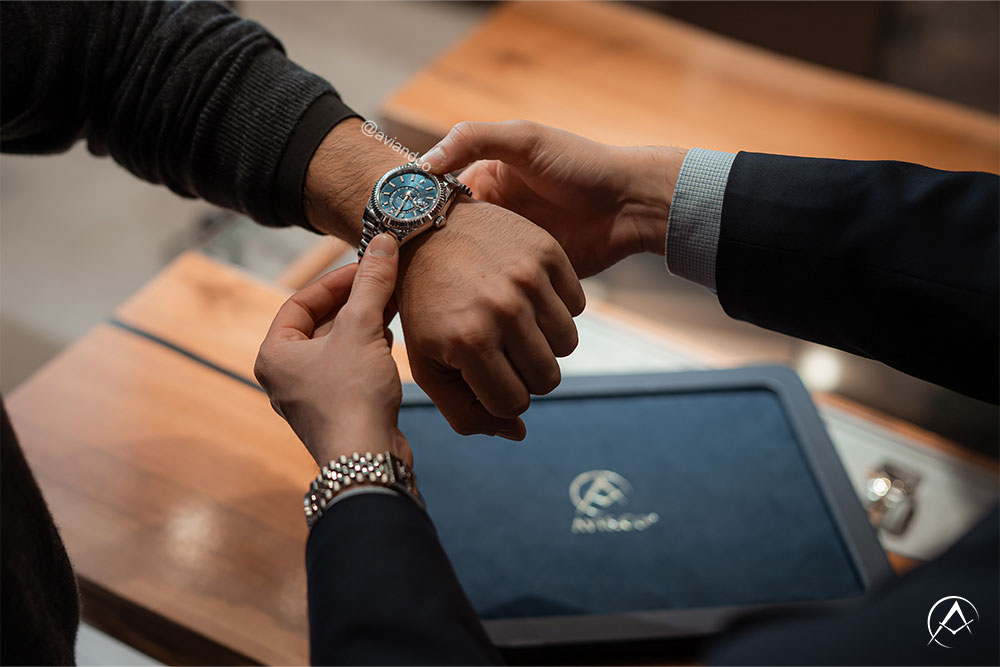 Shop for luxury watches at Avi & Co. - find us in Miami, Aspen, and Manhattan