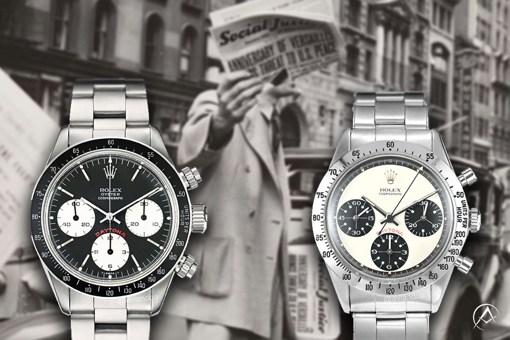 Vintage Rolex Daytona watches for sale at Avi & Co.