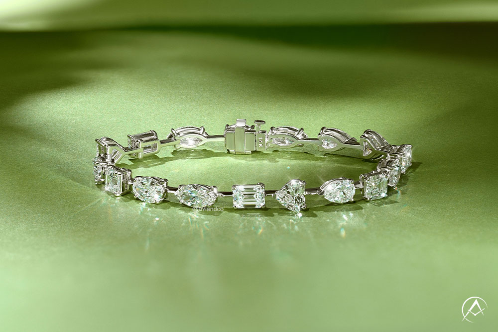 Diamonds by Avi & Co. Fancy Shapes Diamond Bracelet