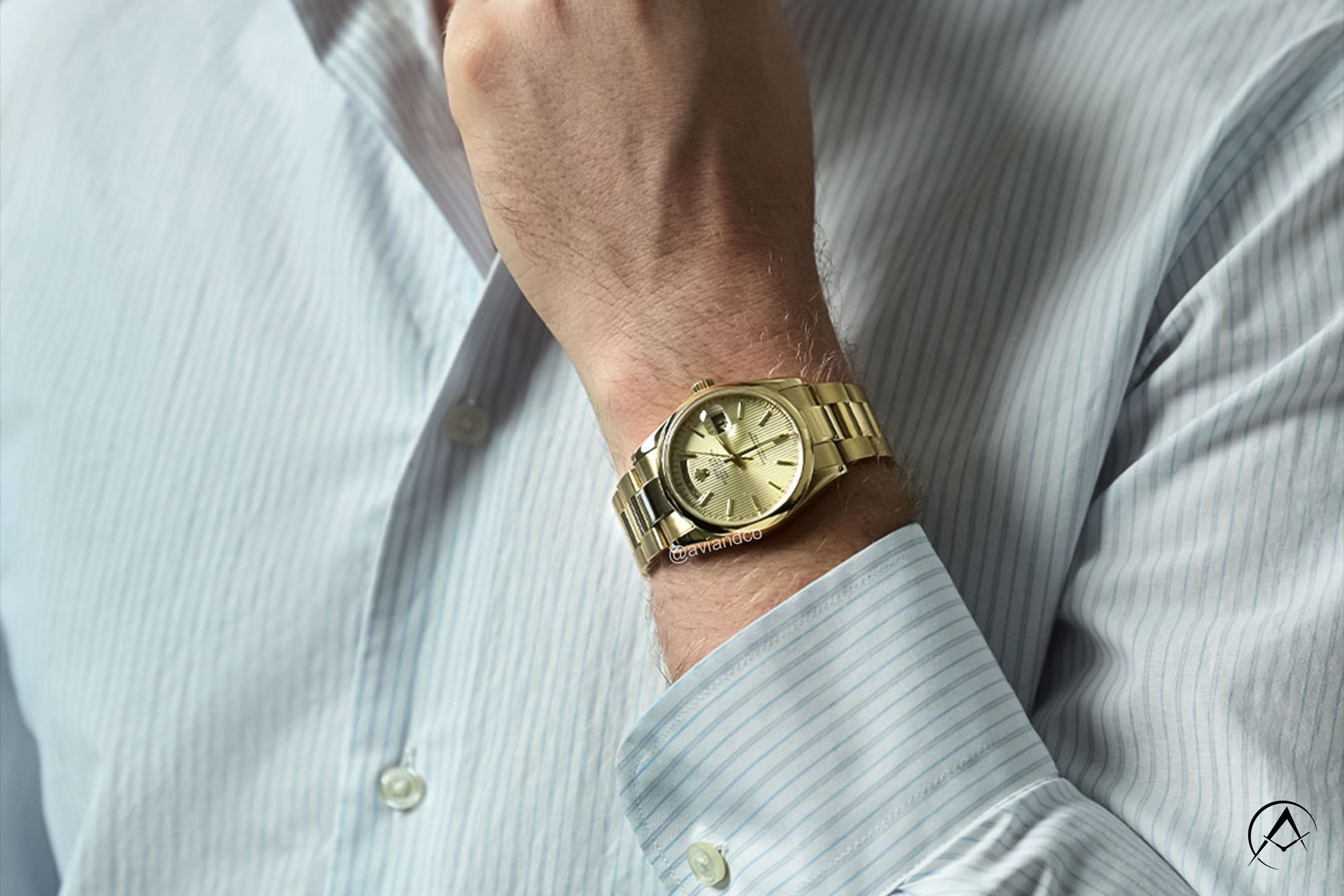 Rolex Day-Date 36, 18K Yellow Gold, Champagne Dial