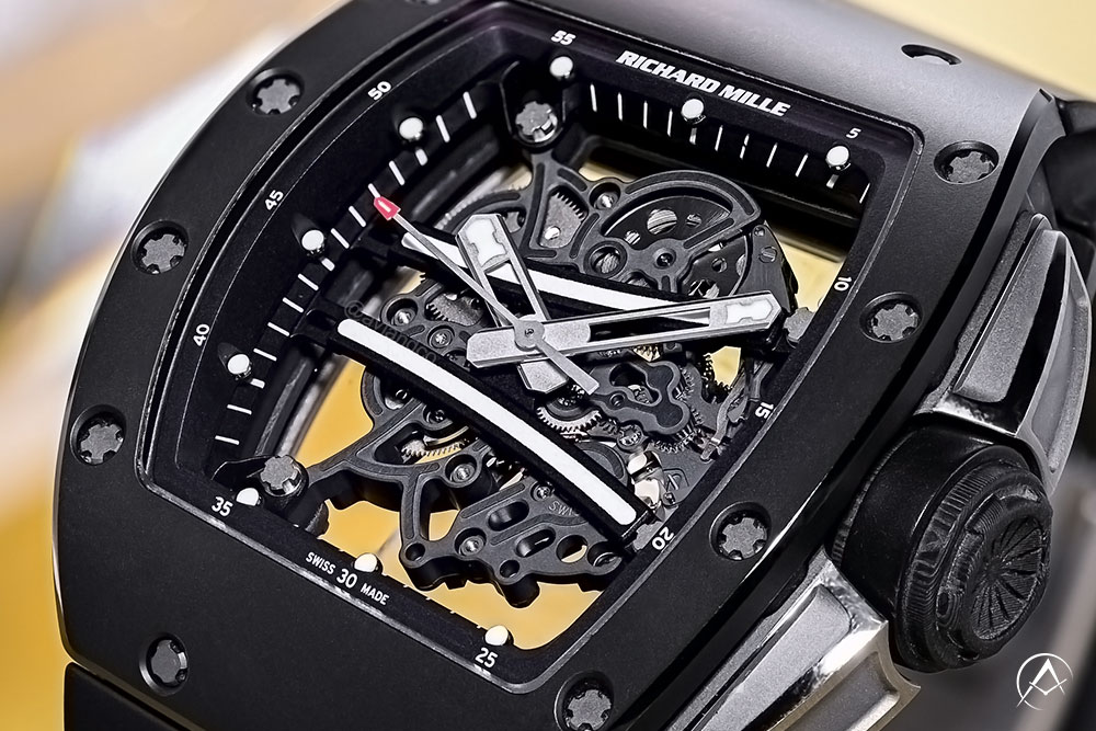 Richard Mille RM 61-01 Yohan Blake, TPZ Black Ceramic, Skeleton Dial