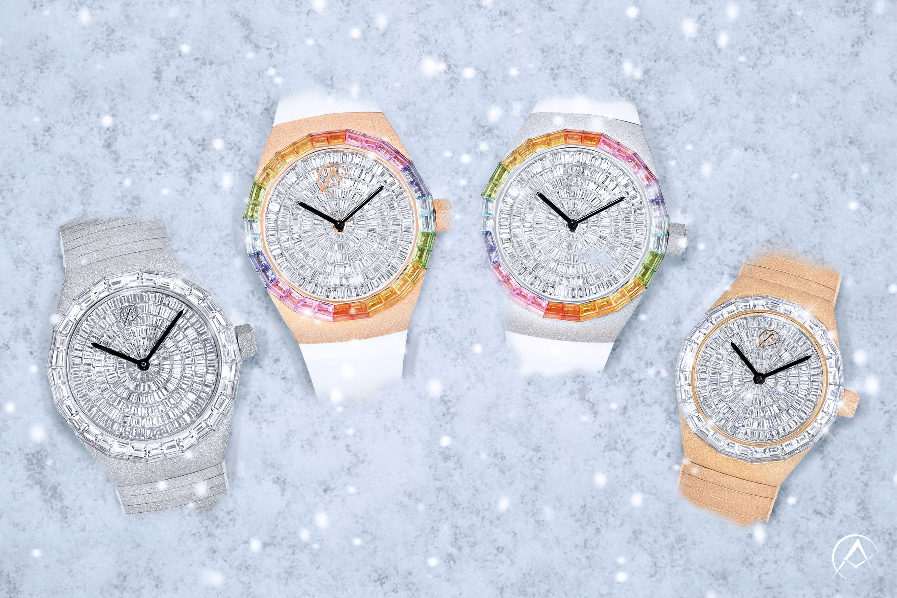 Avi & Co. Frosted Collection and Frosted Rainbow watches