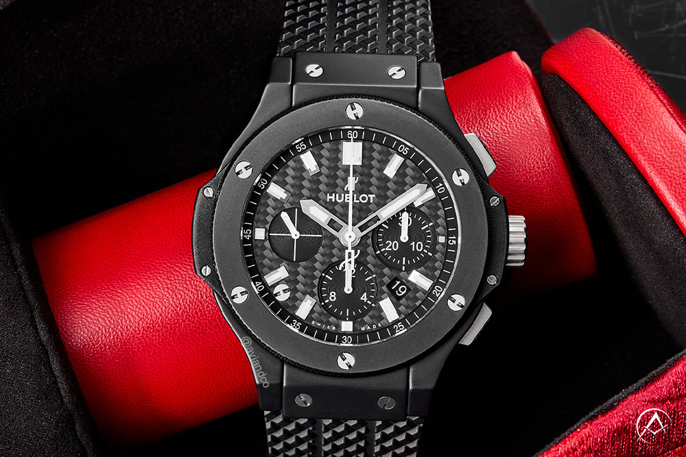 Watches Worn by NFL Athletes - Hublot Big Bang, Chronograph, Ceramic, Black Index Dial, 44 mm
