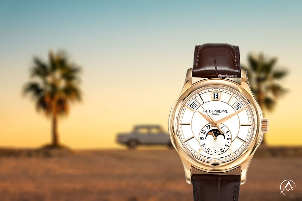 Patek Philippe Complications, Annual Calendar, 18K Rose Gold, Opaline White Dial, 40 mm