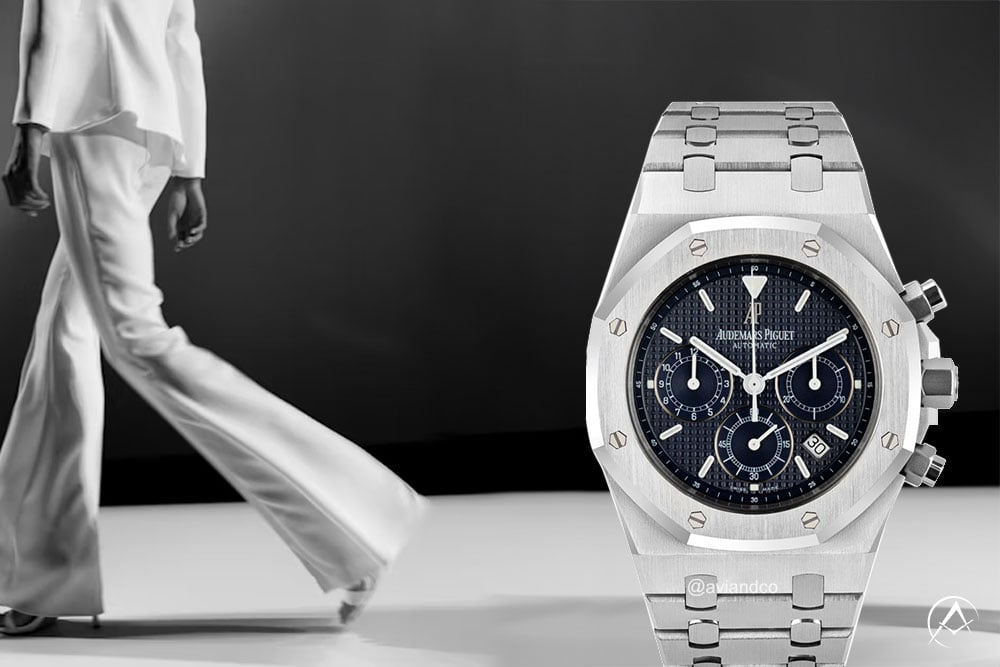 Fashion week watches Audemars Piguet Royal Oak Chronograph, Stainless Steel, Black Dial, 39 mm