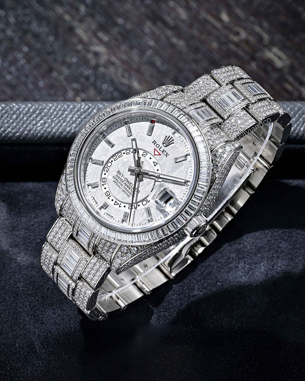 Rolex Sky-Dweller, 18K white gold, meteorite dial