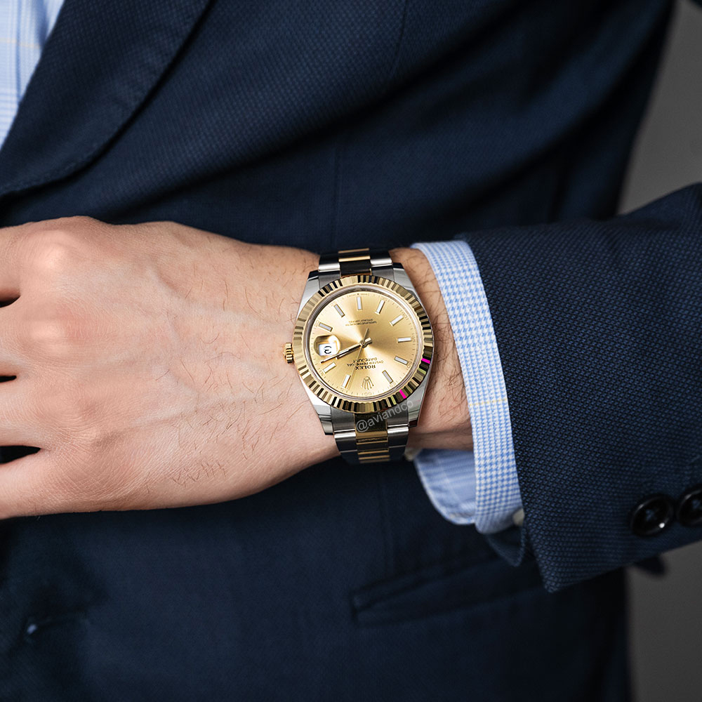 Rolex Datejust 41, 18K yellow gold and stainless steel