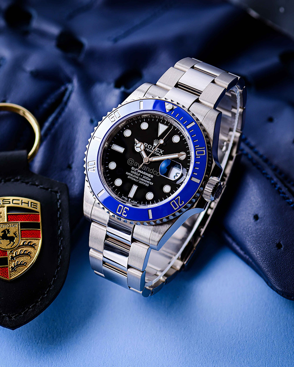 Rolex Submariner “Cookie Monster,” 18K White Gold, Black Dial