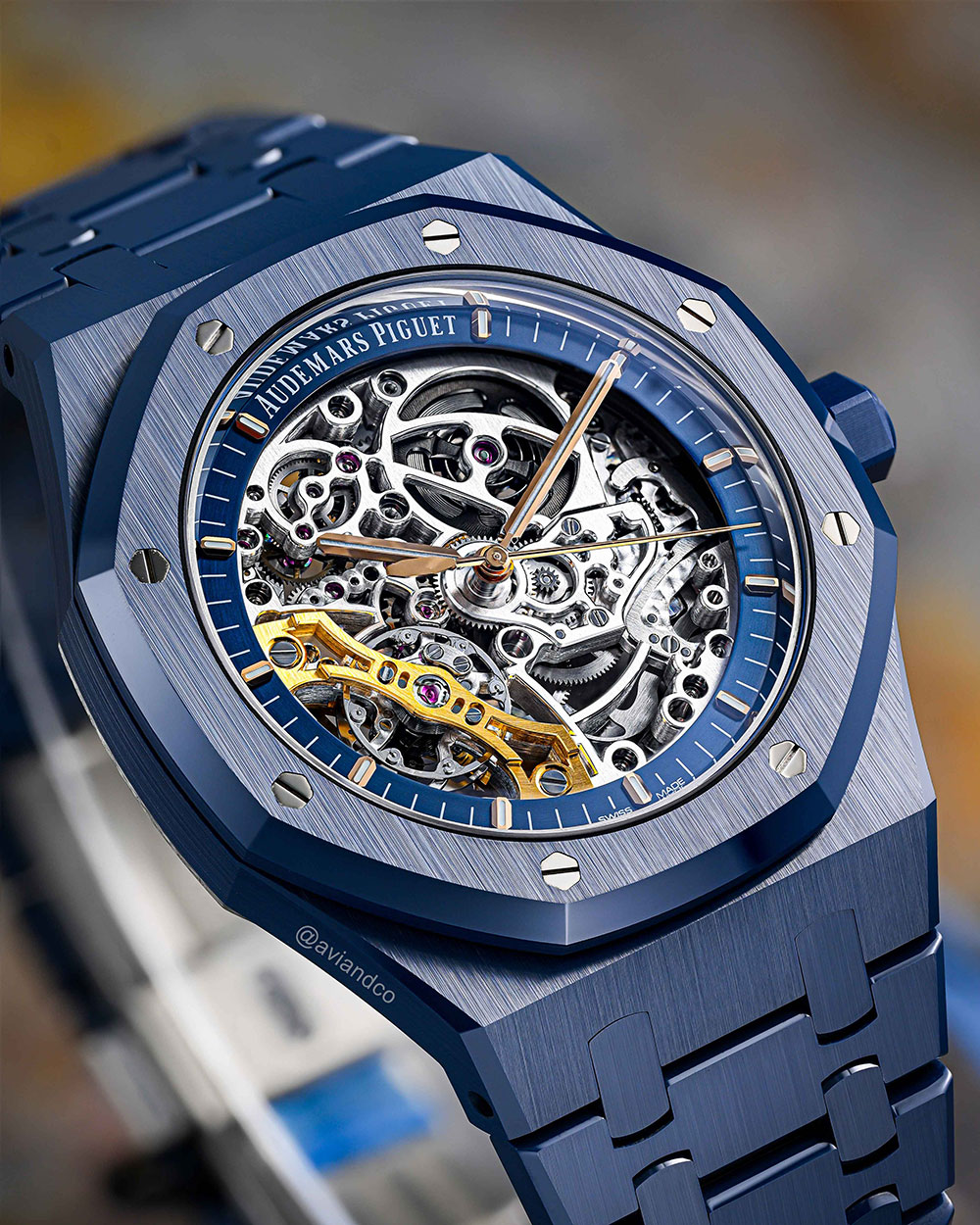 Audemars Piguet Royal Oak Double Balance Wheel, Ceramic, Openworked Dial, 41 mm