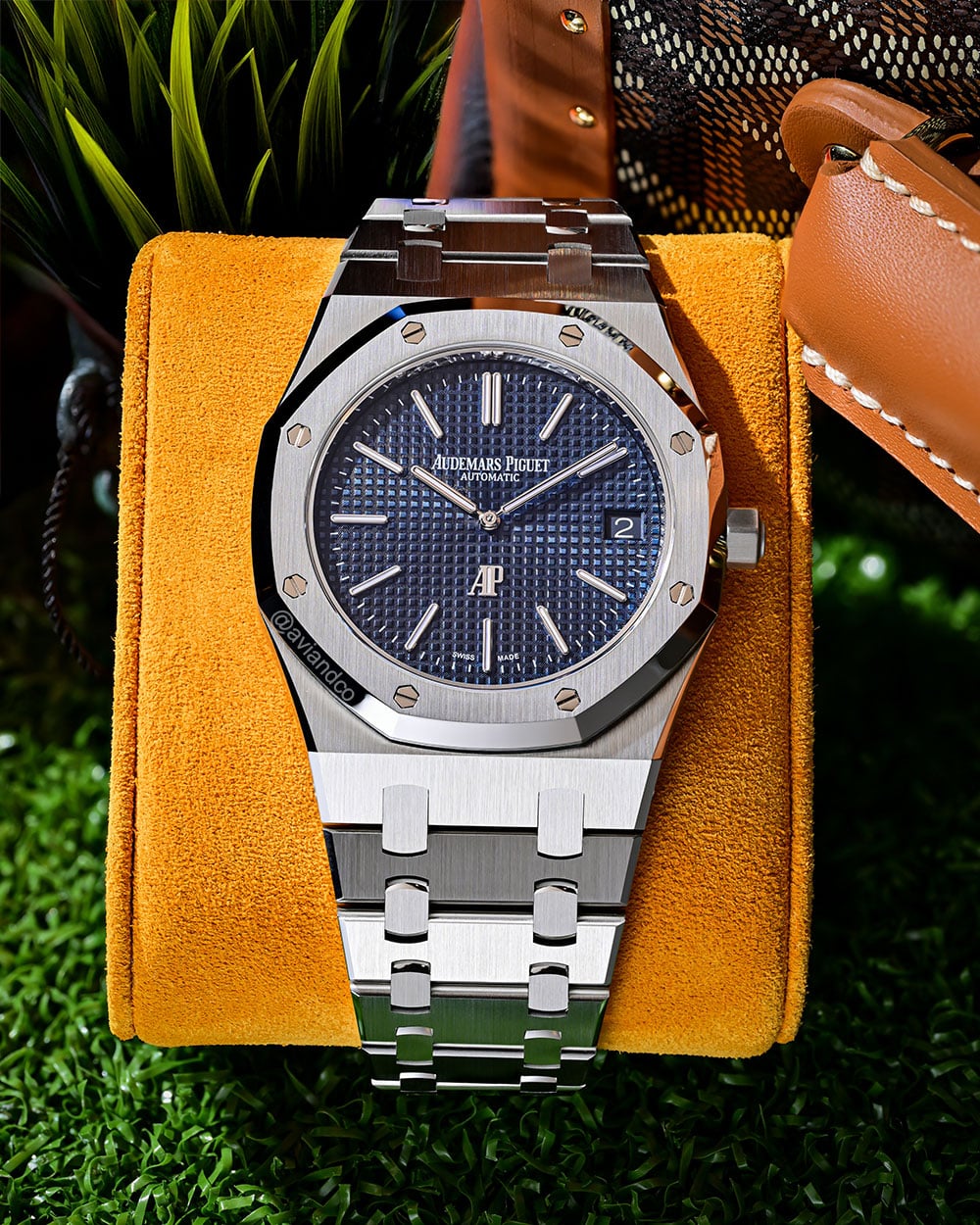 Audemars Piguet Royal Oak, “Jumbo,” Stainless Steel, Blue Dial