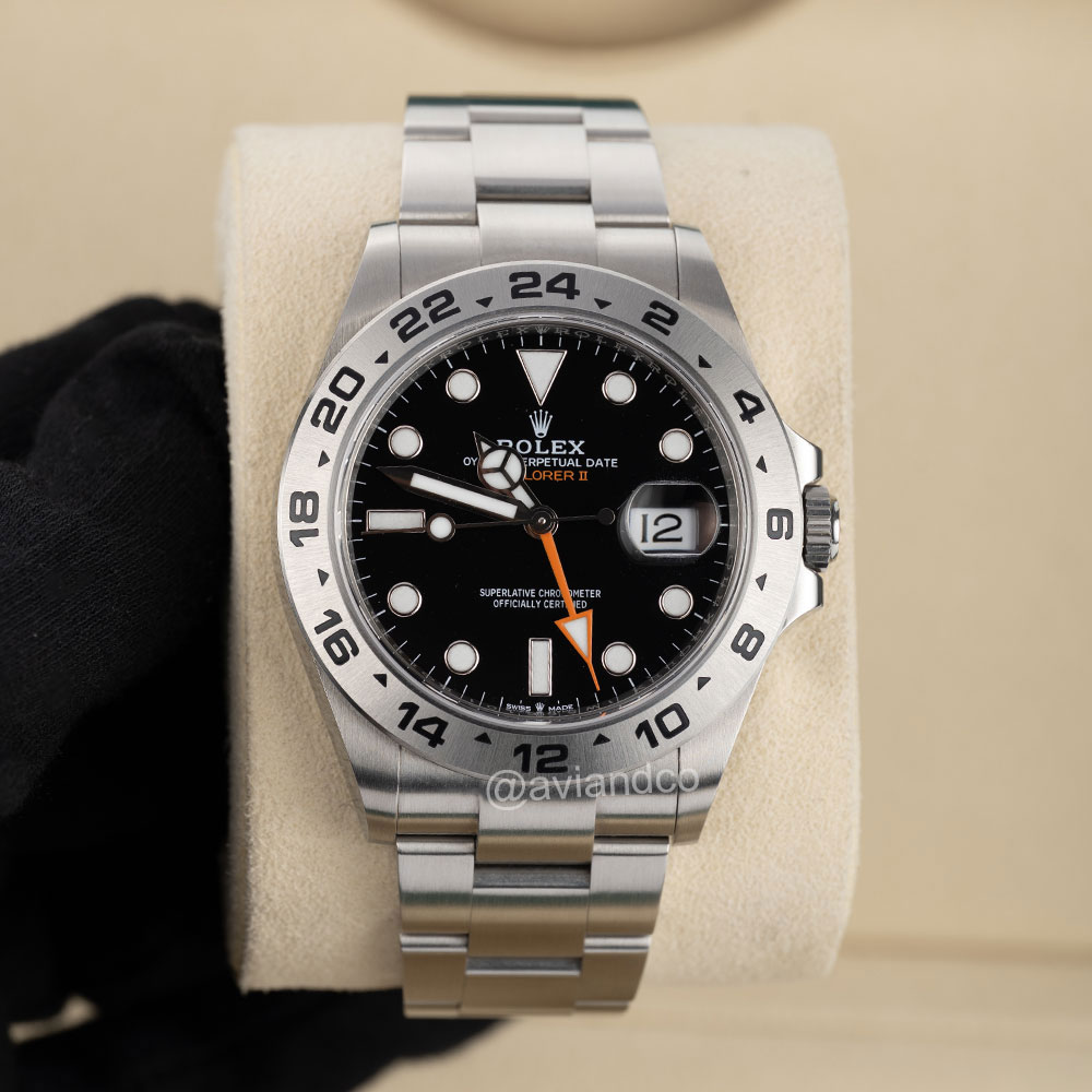 Rolex Explorer II, Reference #226570, Stainless Steel, Black Dial