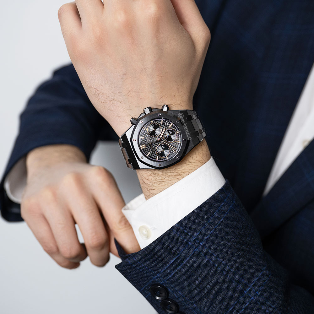 Audemars Piguet Royal Oak Chronograph – black ceramic bracelet