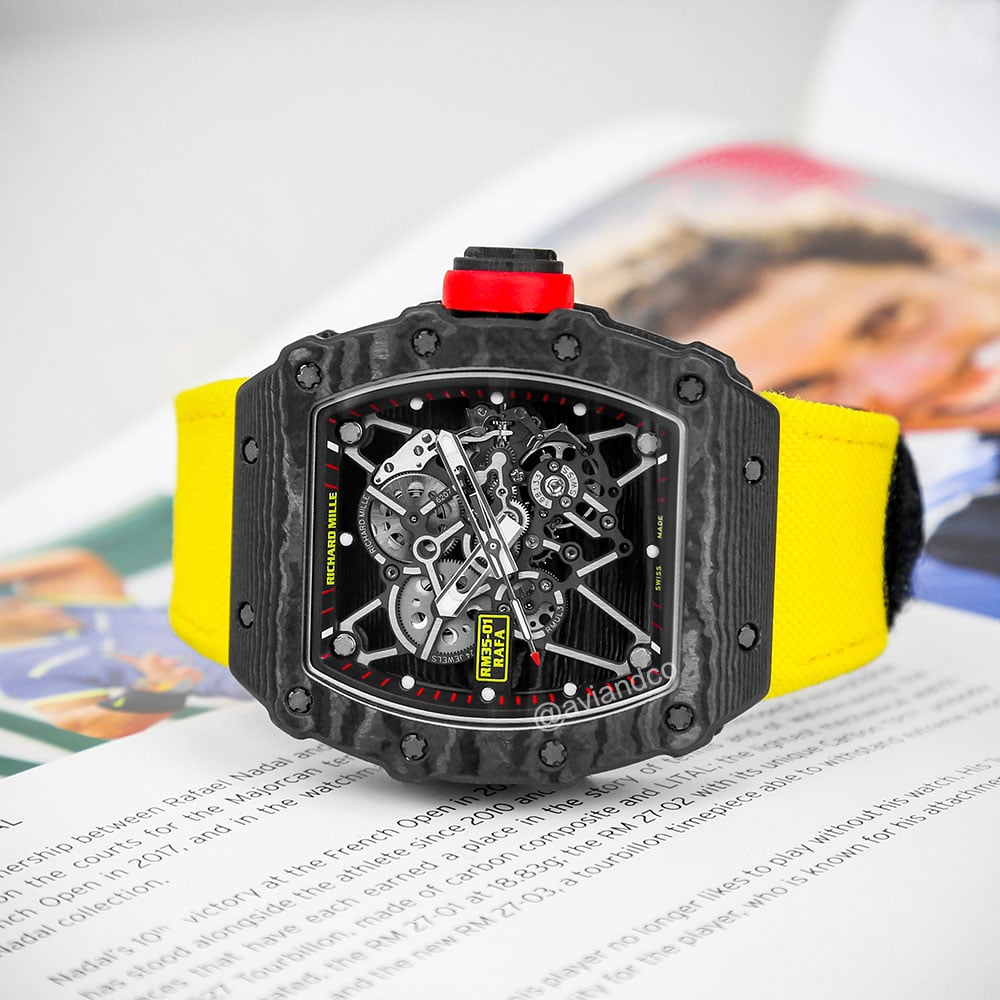 Richard Mille RM 35-01, Rafael Nadal, black carbon