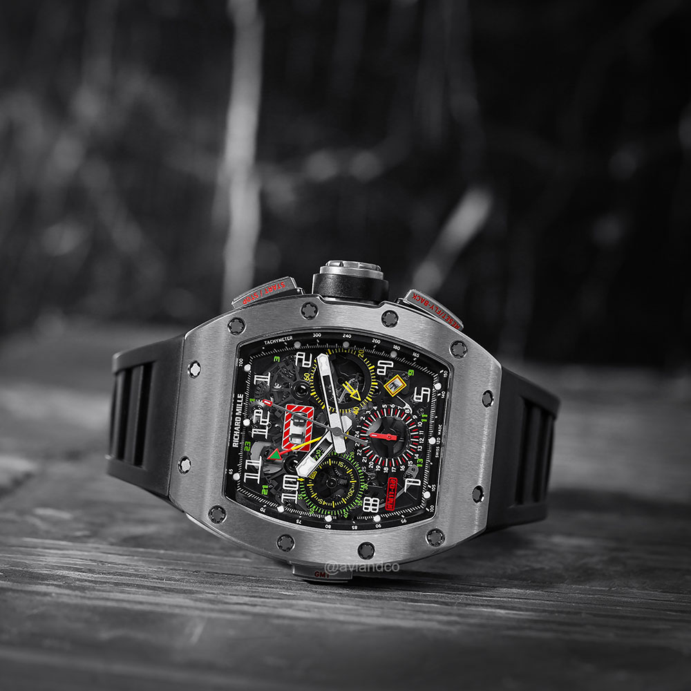 Richard Mille RM 11-02, Flyback Chronograph, Skeletonized Dial