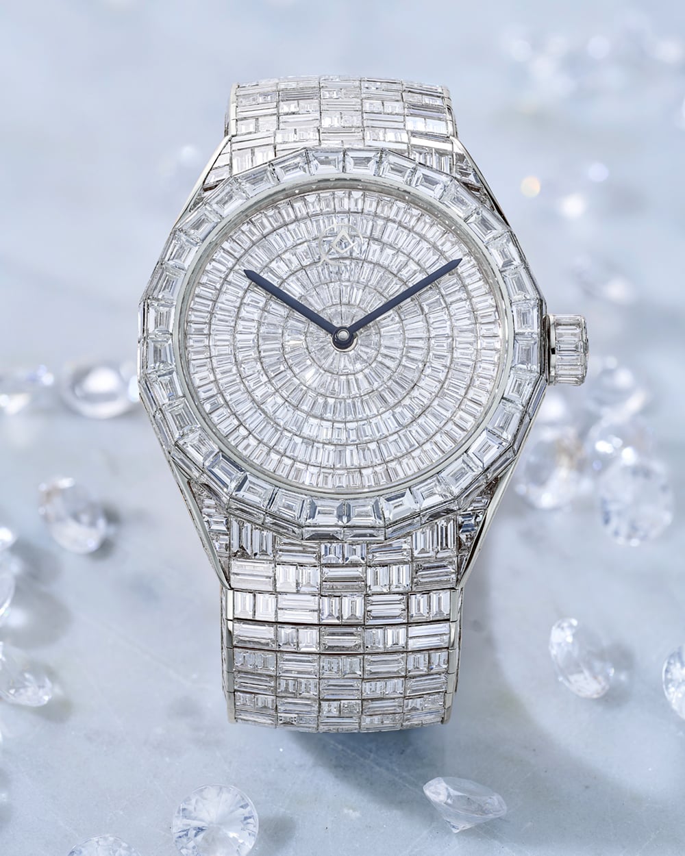 44 mm Limited Edition Avi & Co. Timepiece from the Iced Collection.
