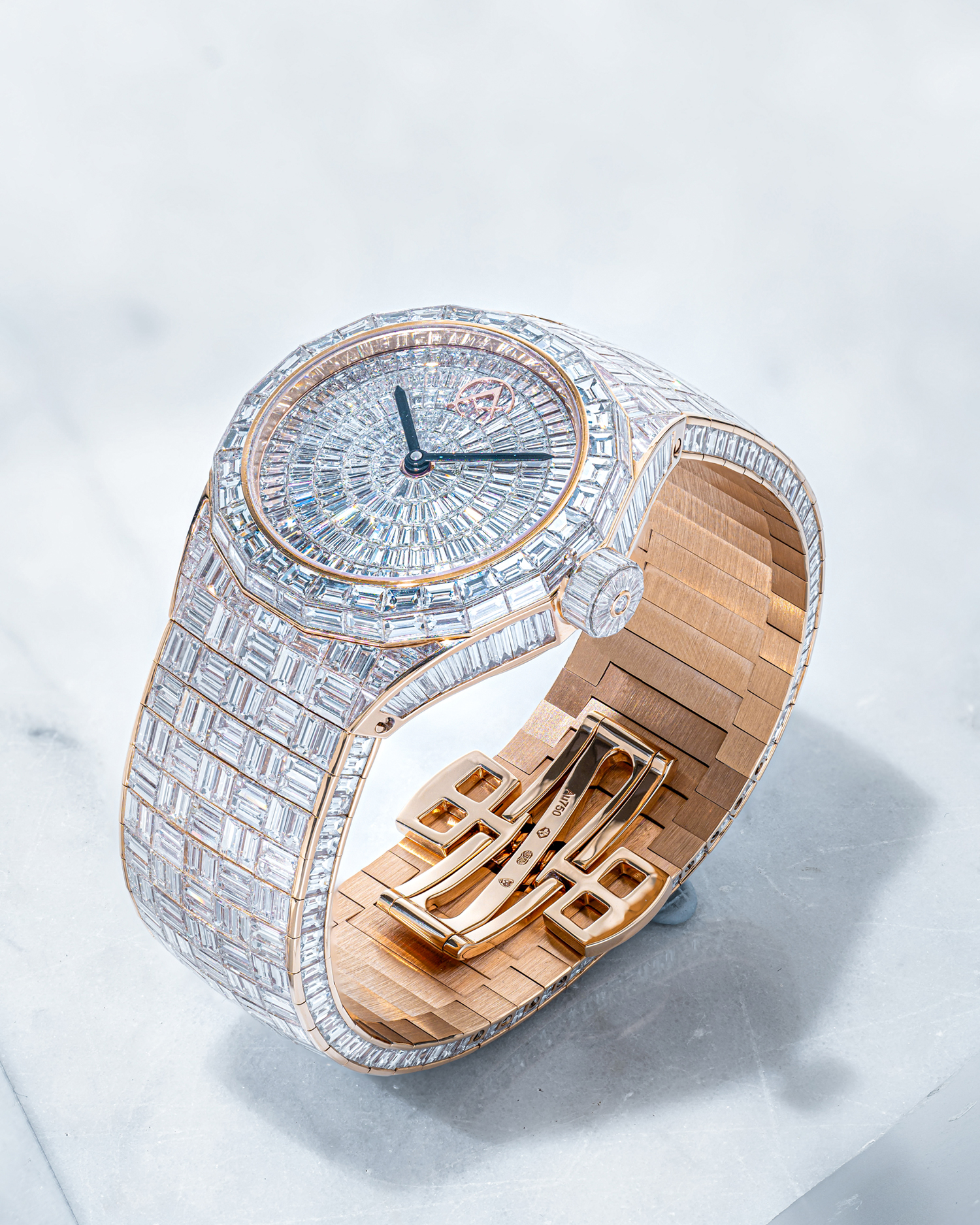 40 mm Limited Edition Avi & Co. Timepiece from The Iced Collection.