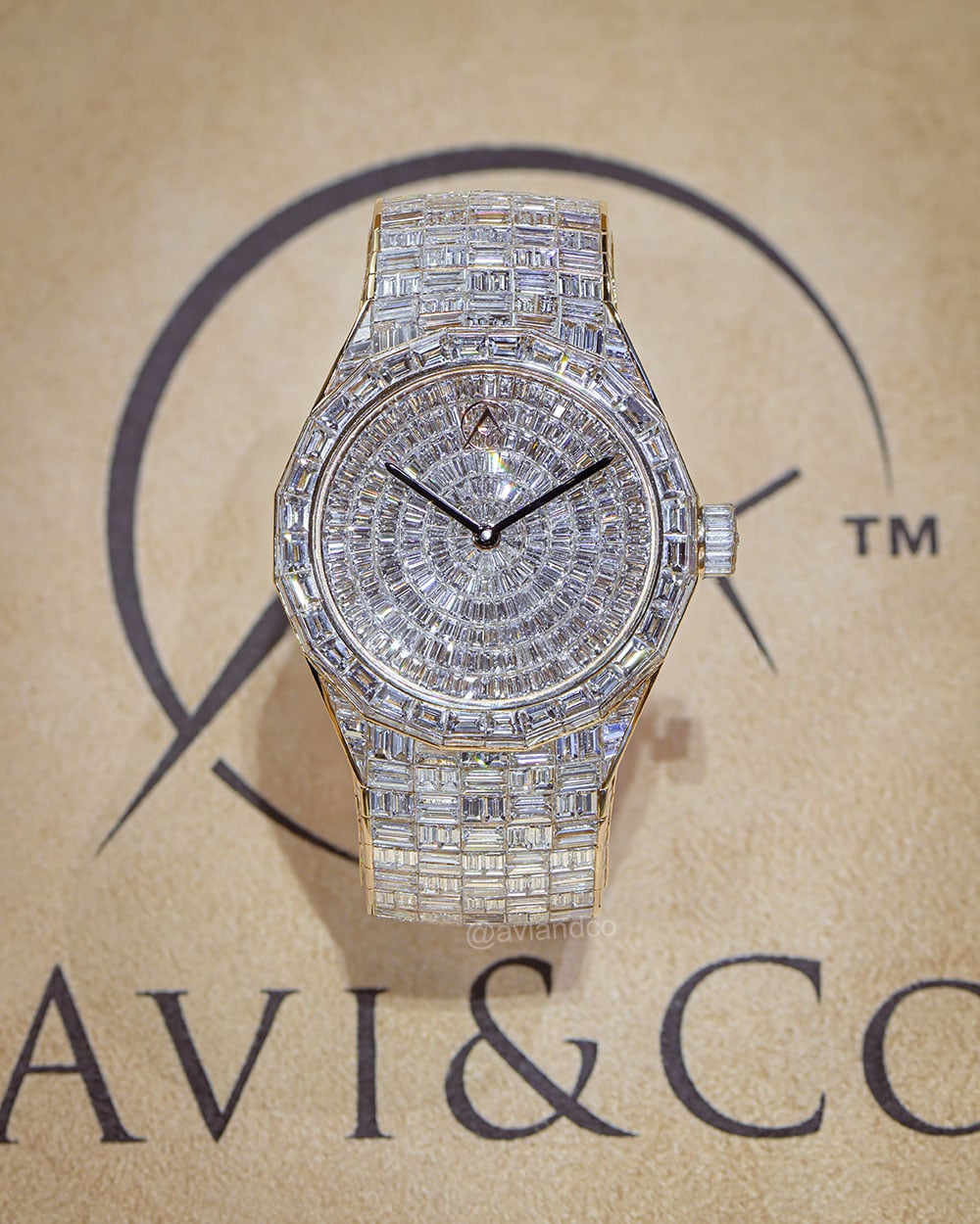 Avi & Co. Iced Collection, 18K Rose Gold, AH17R