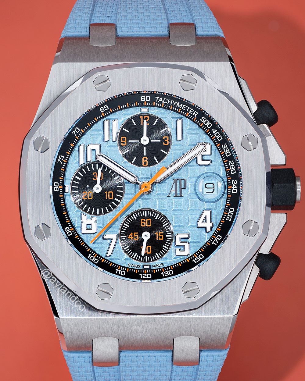 Audemars Piguet Royal Oak Offshore, Stainless Steel, Blue Dial, 42 mm
