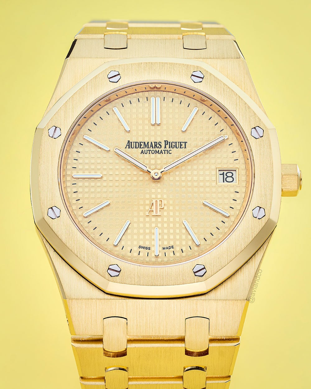 Audemars Piguet Royal Oak, 18K Yellow Gold, Gold Dial