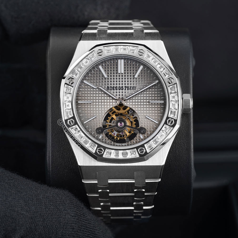 Audemars Piguet Royal Oak Tourbillon, Platinum, Smoke Grey Dial, 41 mm