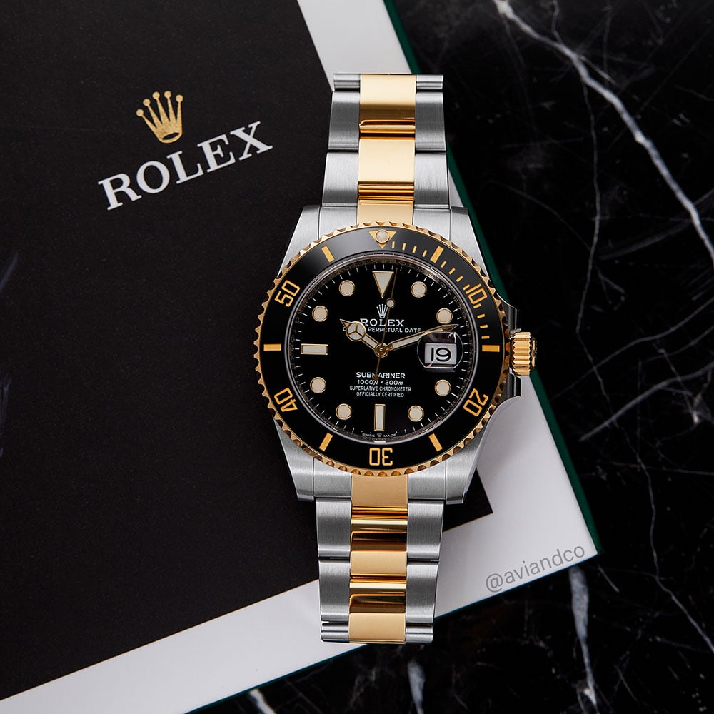 Rolex Submariner, 18K Rose Gold and Stainless Steel