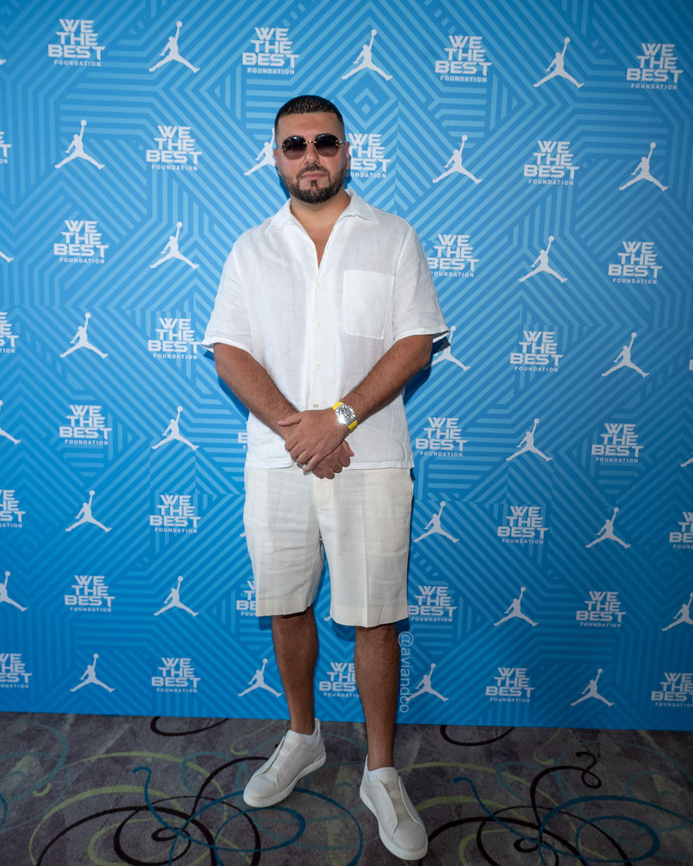 Avi Hiaeve at the We The Best Foundation Golf Classic