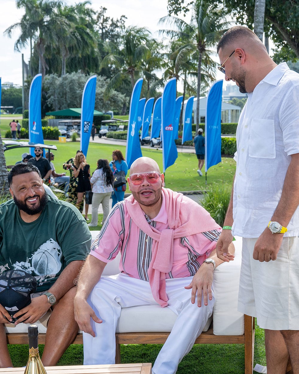 Dj Khaled, Fat Joe, and Avi Hiaeve at We The Best Weekend 2025