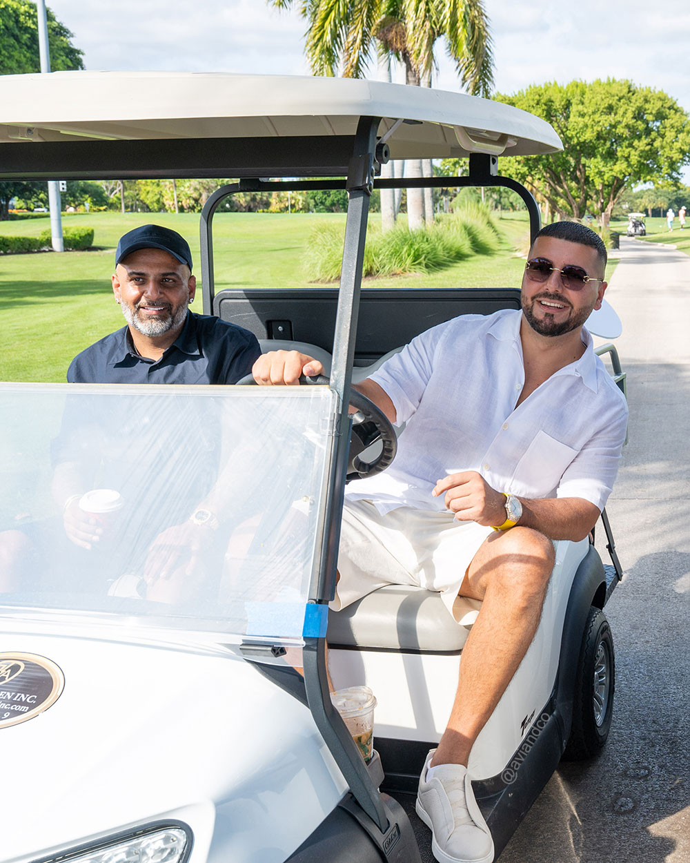 Avi Hiaeve at the We The Best Golf Classic, 2025