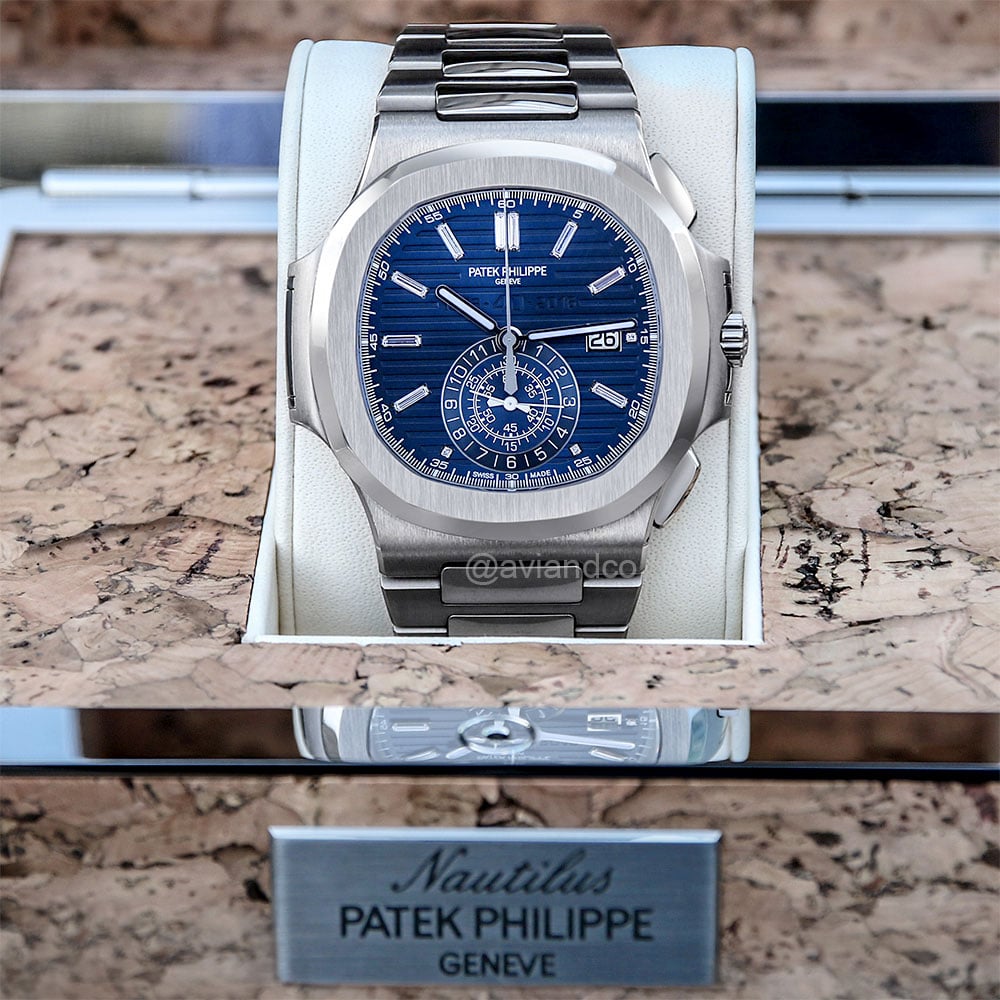 Patek Philippe Nautilus “40th Anniversary” edition, 18K white gold