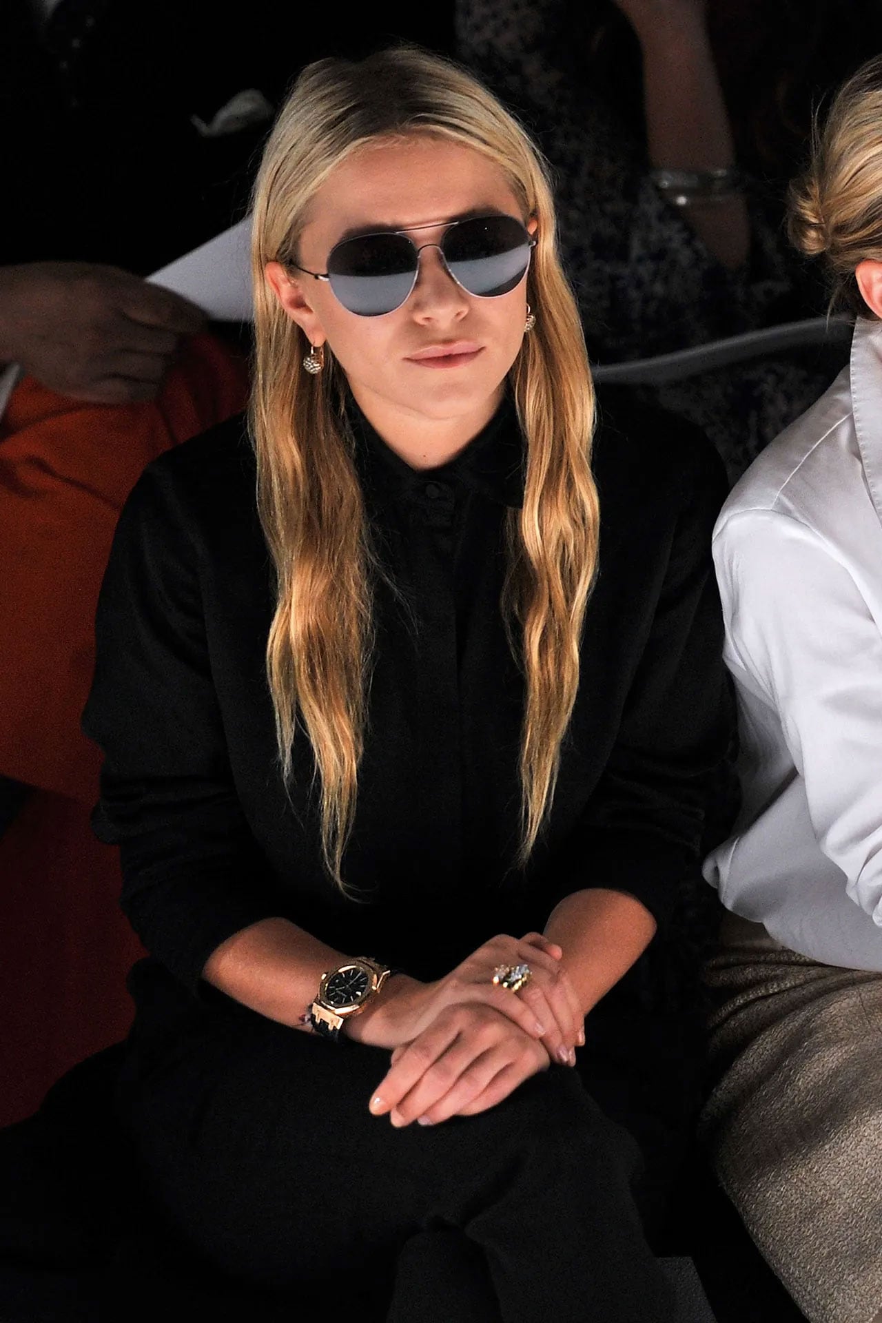 Mary-Kate Olsen seen wearing the Audemars Piguet Royal Oak in New York City