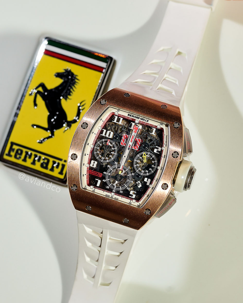 Richard Mille RM 011, 18K rose gold, “Canada” limited edition