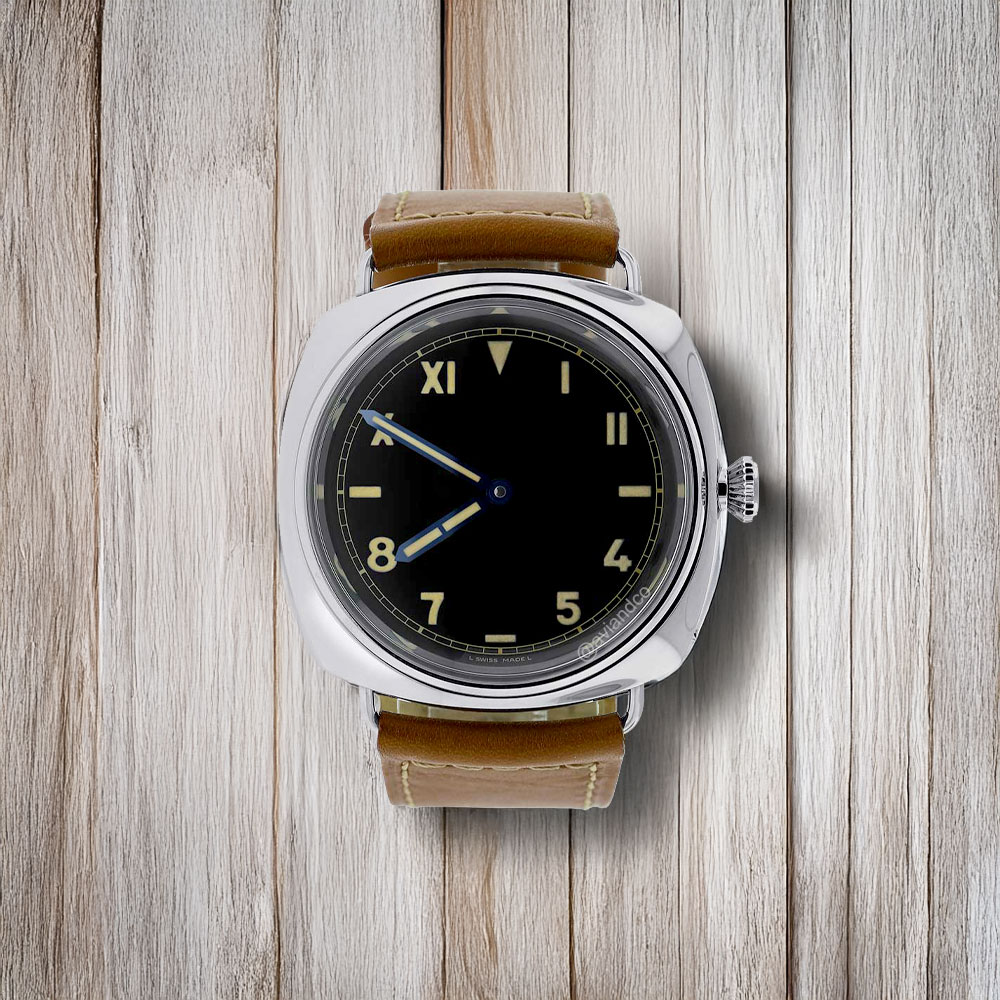 Panerai Radiomir 1936 California, Steel, Black Dial, 47 mm