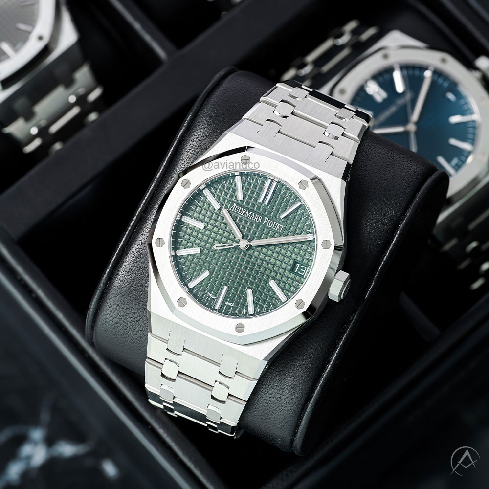 Audemars Piguet Royal Oak "50th Anniversary Edition," green dial