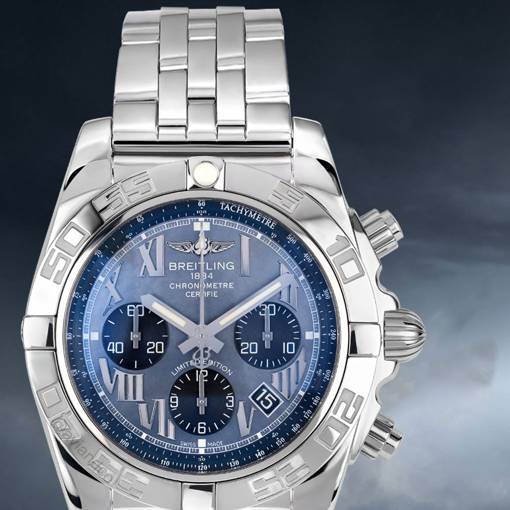 Breitling Chronomat AB0111, Stainless Steel, MOP Roman Dial, 44 mm