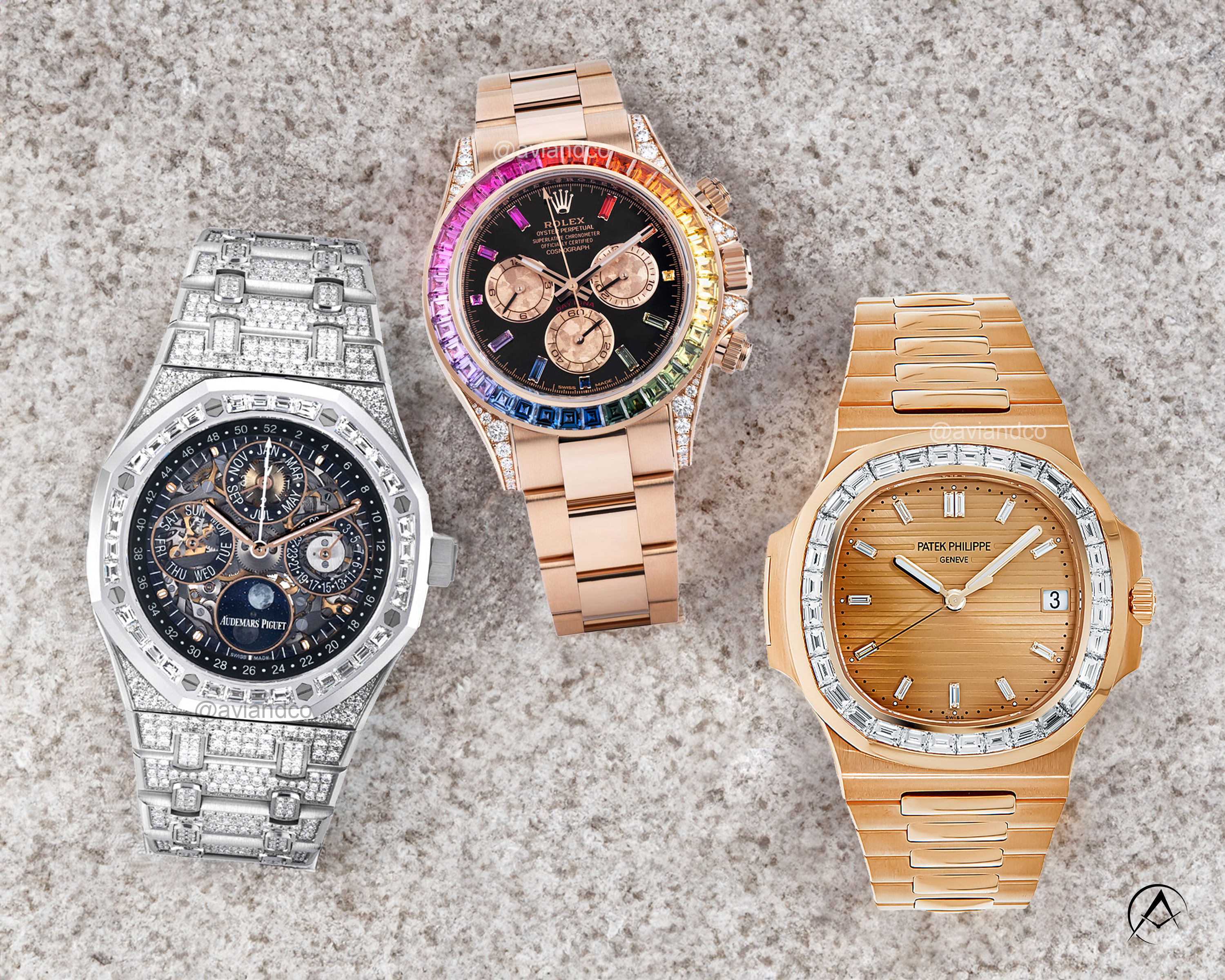 Shop luxury men’s diamond watches at Avi & Co. today