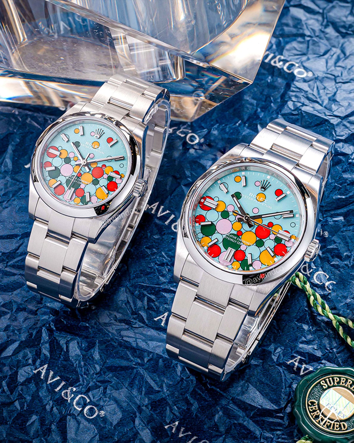 Rolex Oyster Perpetual, Celebration Motif Dial, Oystersteel (Discontinued)