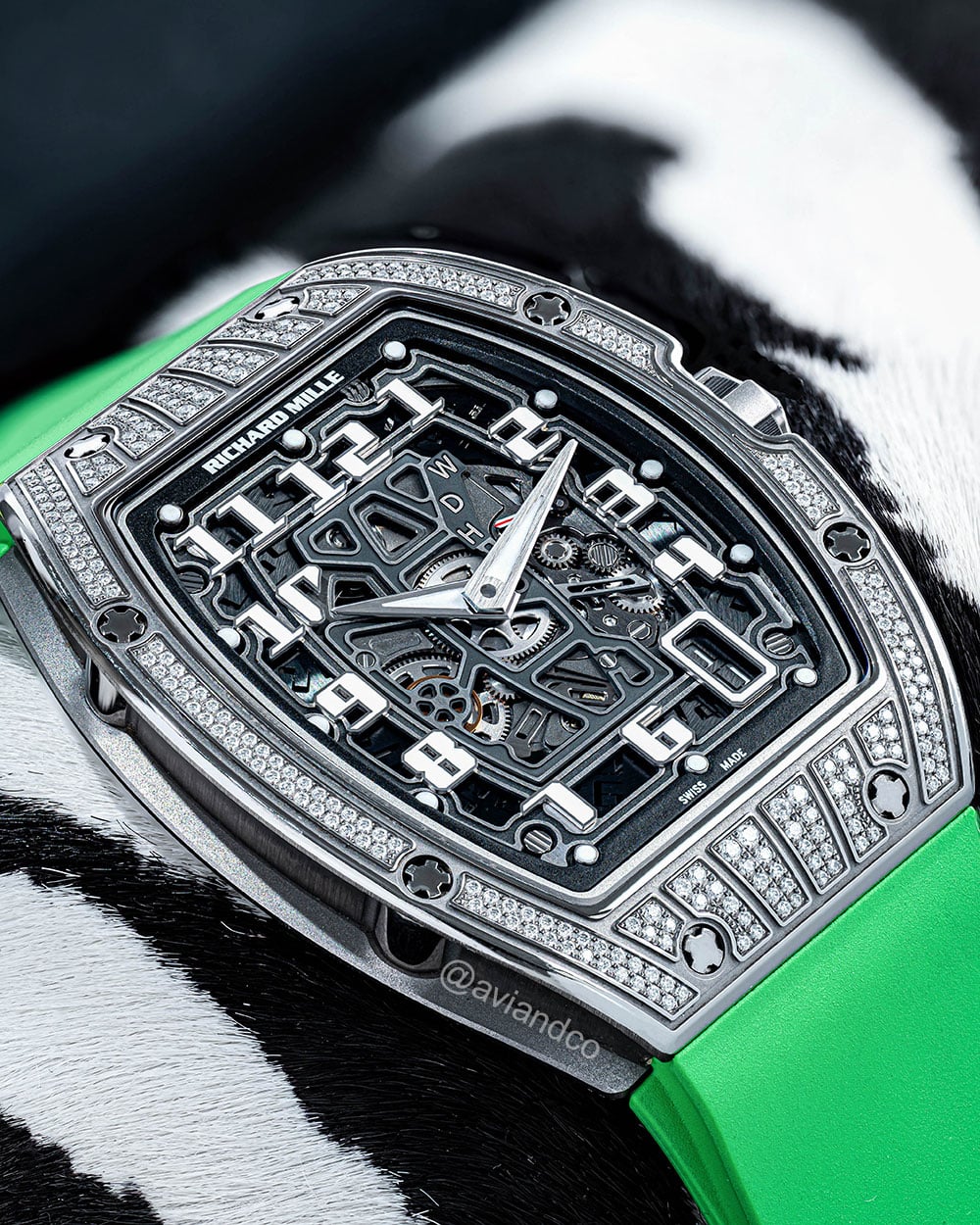 Richard Mille RM 67-01, Titanium, Diamond-Set Bezel, Skeleton Dial