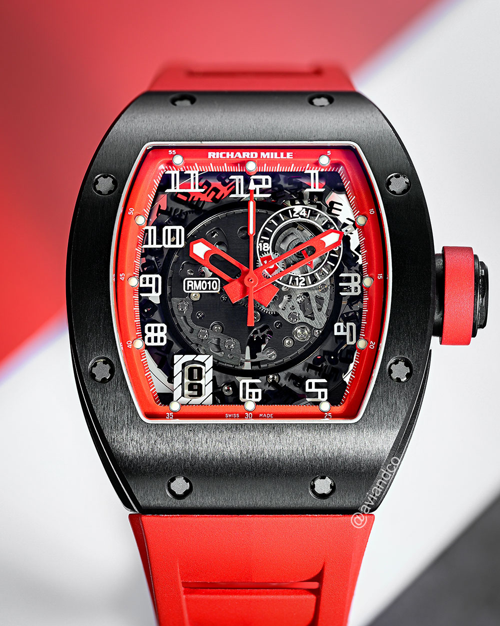 Richard Mille RM 010 “Sepang GP” Edition, Titanium, Skeleton Dial, 48 mm