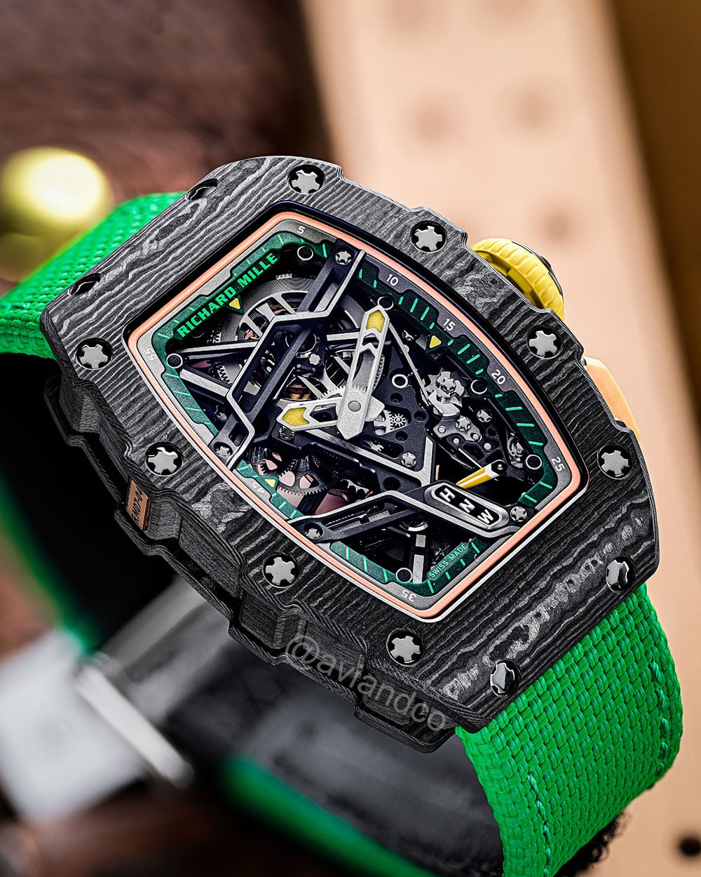 Richard Mille RM 07-04, Carbon, Transparent Dial