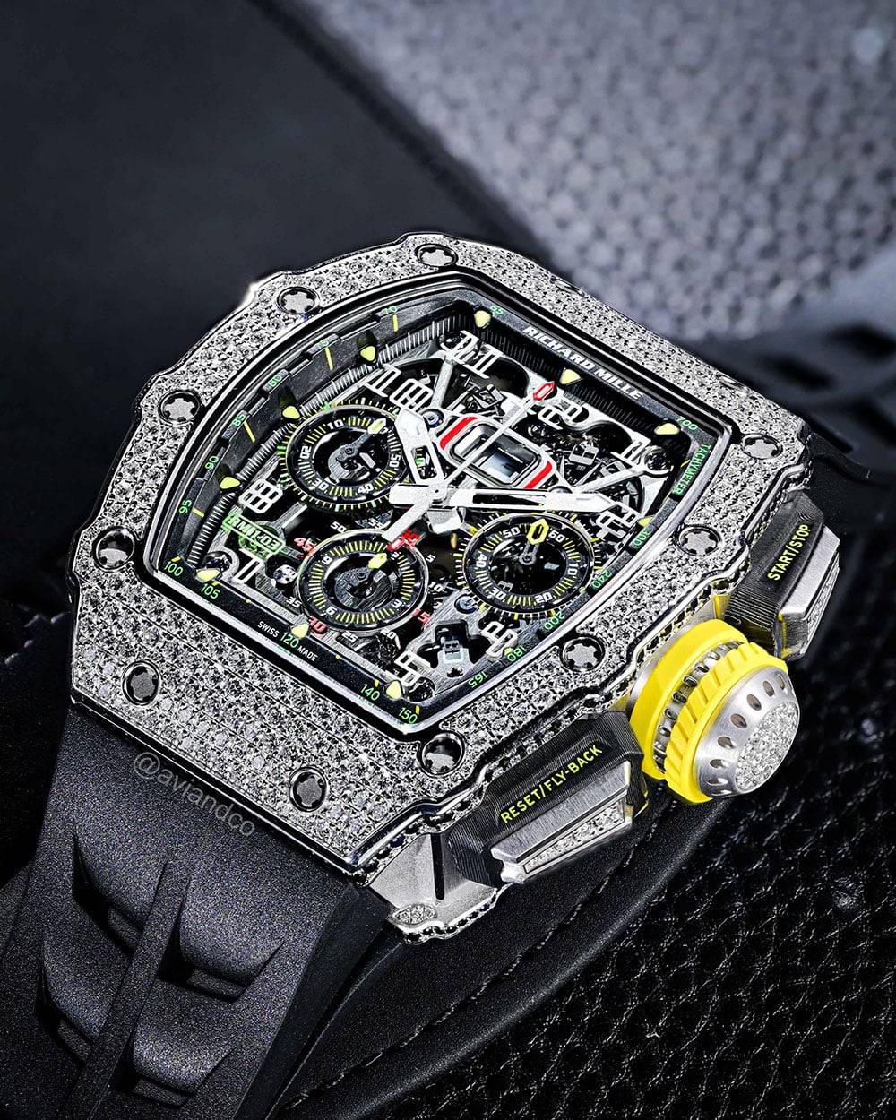 Richard Mille RM 11-03, Chronograph, 18K White Gold