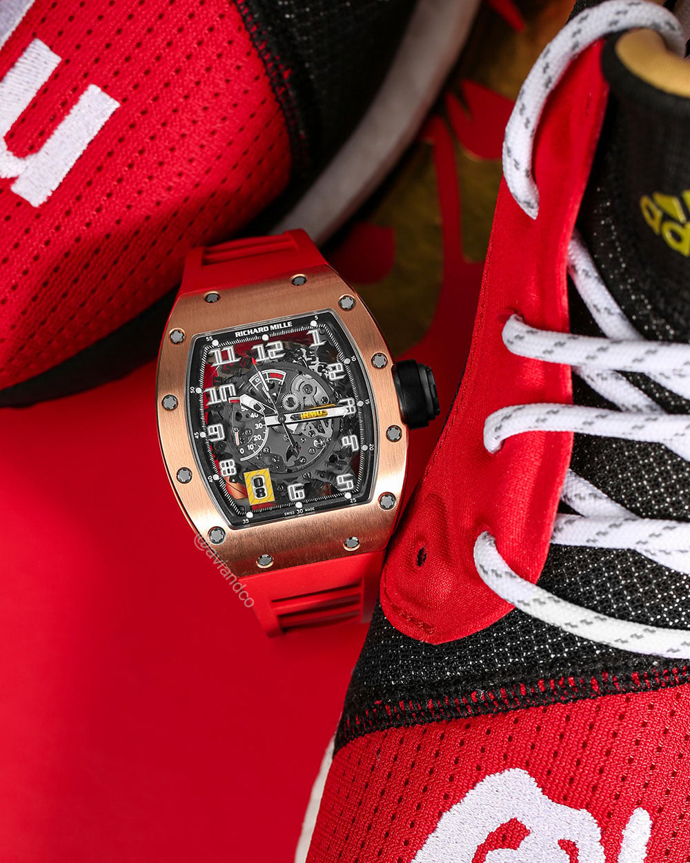 Richard Mille RM 030, 18K Rose Gold, Transparent Dial, 50 mm
