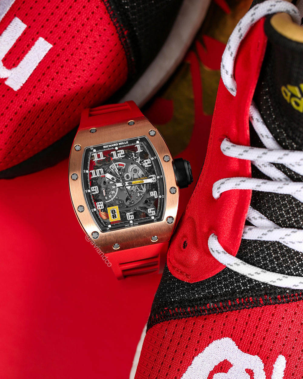 Richard Mille RM 030, 18K Rose Gold, Transparent Dial, 50 mm