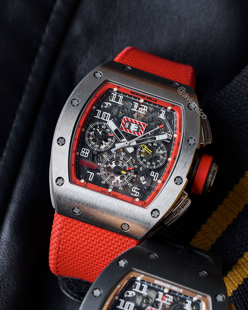 Richard Mille RM 011, Felipe Massa, Titanium, Skeleton Dial