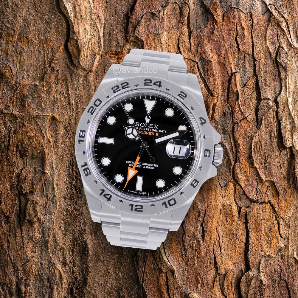 Rolex Explorer II, Steel, Black Dial