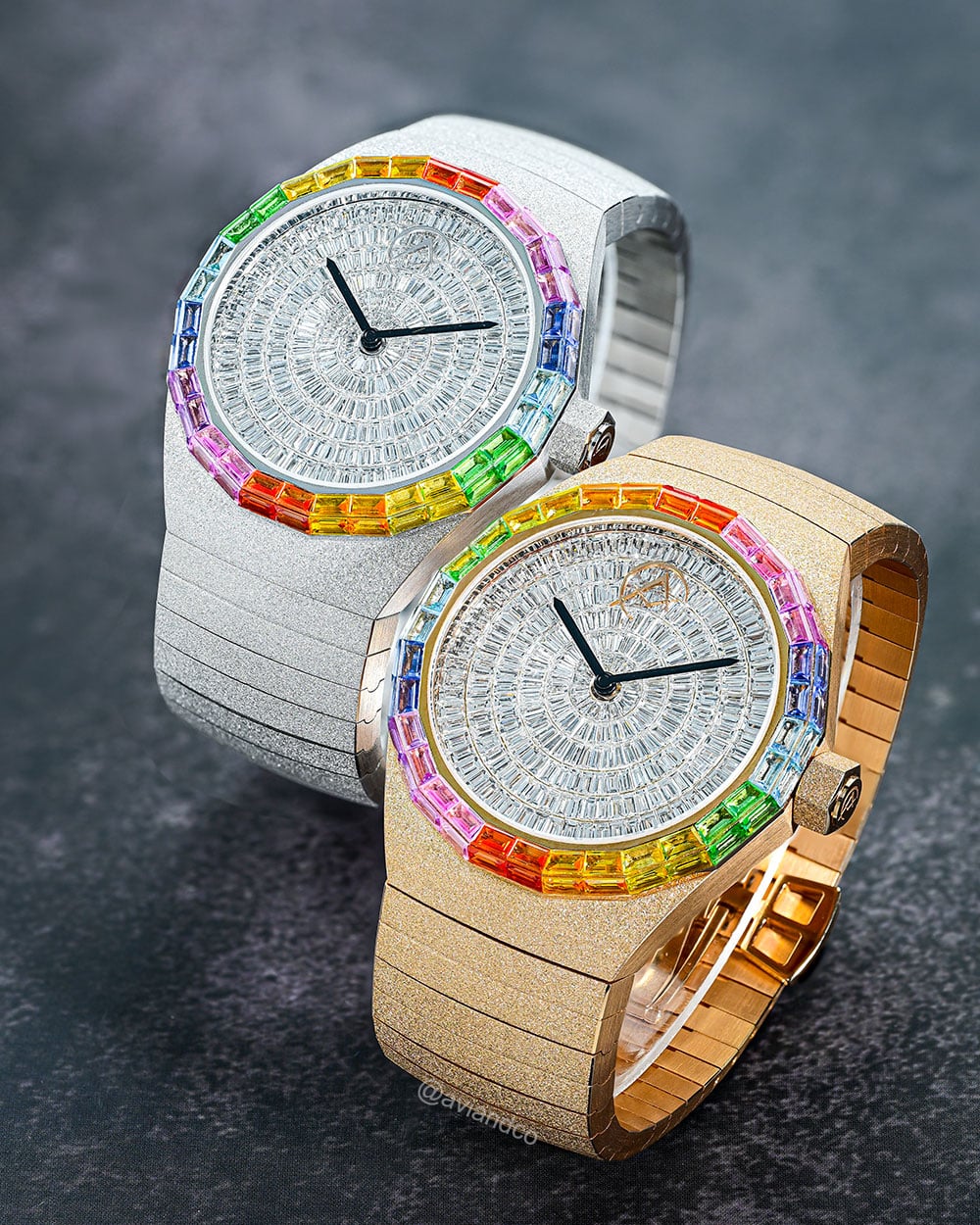Shop Frosted Rainbow Watches at Avi & Co.