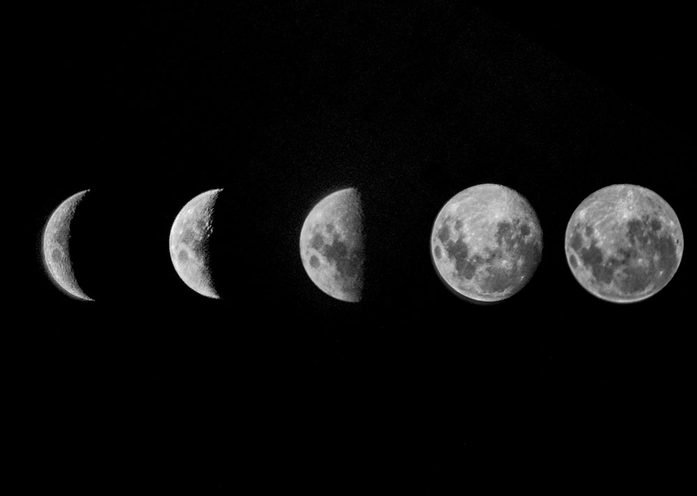 A subsection of moon phases