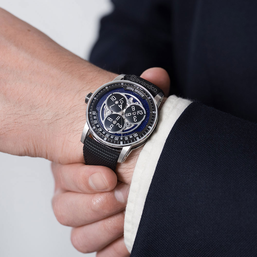 Audemars Piguet Code 11.59, Blue Aventurine Dial, “Starwheel” model